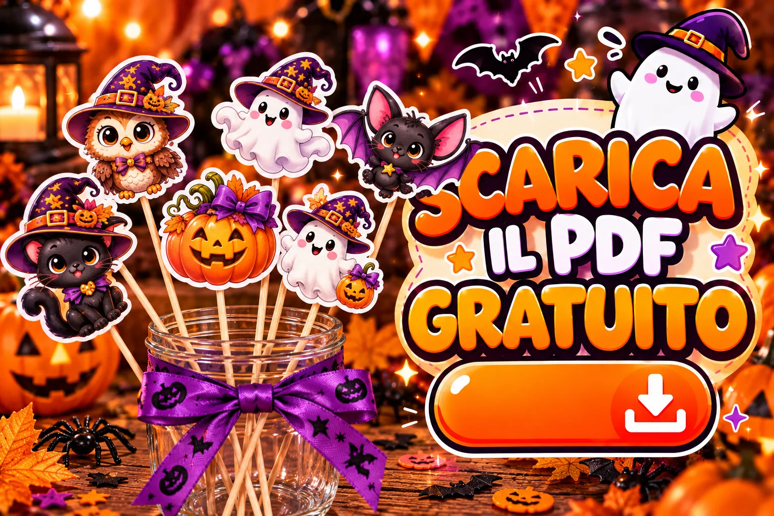 Scarica i toppers di Halloween!